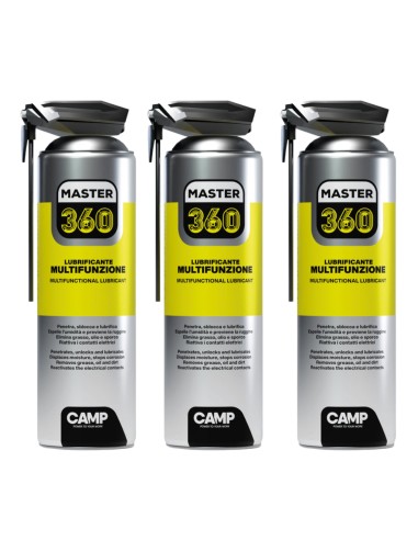 Master 360 Lubrificante Multifunzione Spray 500 ml 3 Pezzi