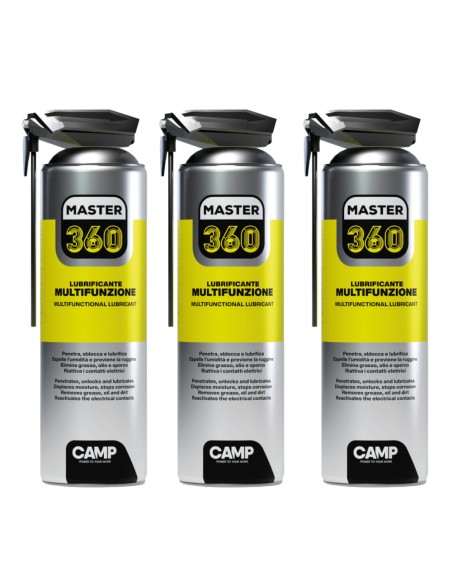 Master 360 Lubrificante Multifunzione Spray 500 ml 3 Pezzi