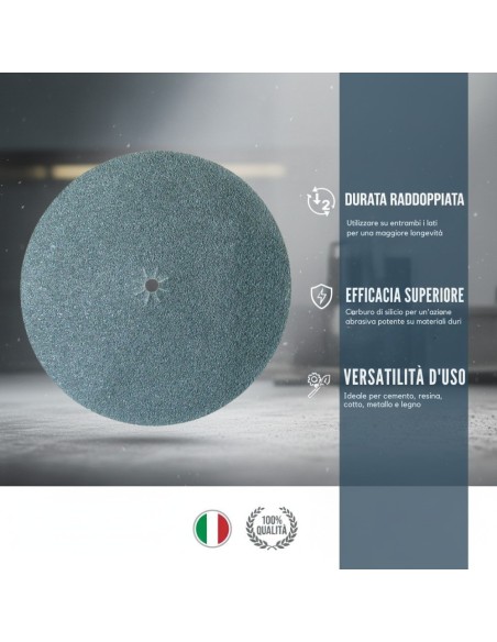 Disco Abrasivo Bifaccia Grana 36 Per Monospazzola Maxititina