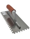 Spatola Dentata In Acciaio Inox 28x12 cm Con Impugnatura In Gomma