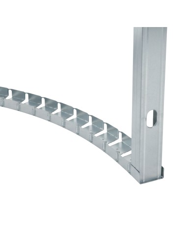 Set Guide Profilo In Lamiera Zincata Per Architettura Curva 2 Misure