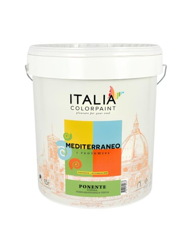 Ponente Idropittura Bianca Acrilsilossanica Liscia Lavabile Antimuffa Antialga