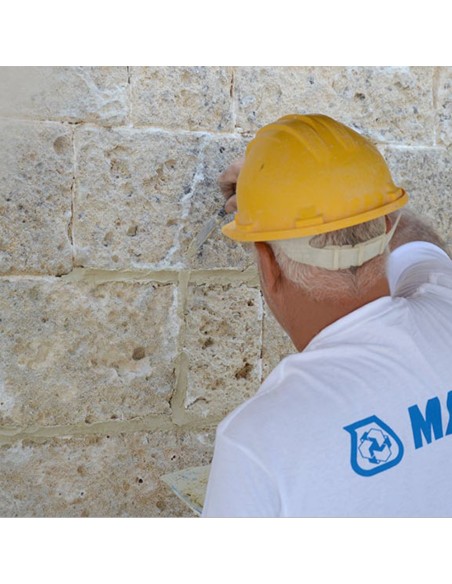 Malta Da Muratura Mape-Antique Allettamento Ecologica Colore Giallo Tufo 25 Kg
