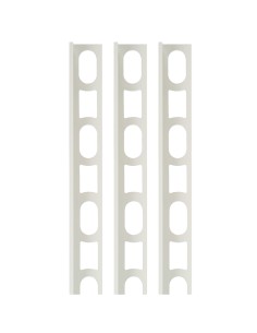 Profili In Alluminio Verniciato Colore Bianco 100 a L per Finitura Parete Proangle 