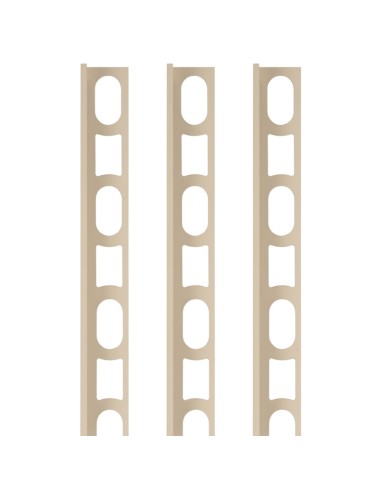 Profili In Alluminio Verniciato Colore Beige 132 a L per Finitura Parete Proangle 