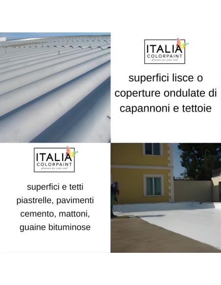 Supergum Guaina Sigillante Bianca o Rossa Elastomerica Fibrata Su Muri Terrazze
