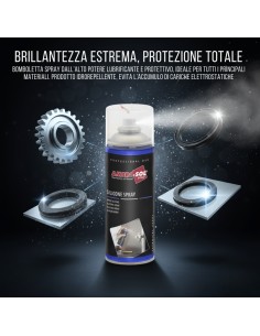 Silicone Spray Lucidante Protettivo ad Effetto Idrorepellente 400 ml 2