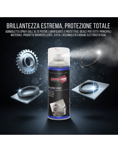 Silicone Spray Lucidante Protettivo ad Effetto Idrorepellente 400 ml