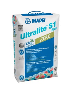Ultralite S1 Flex Zero Adesivo Cementizio Bianco Alto Rendimento 15 Kg