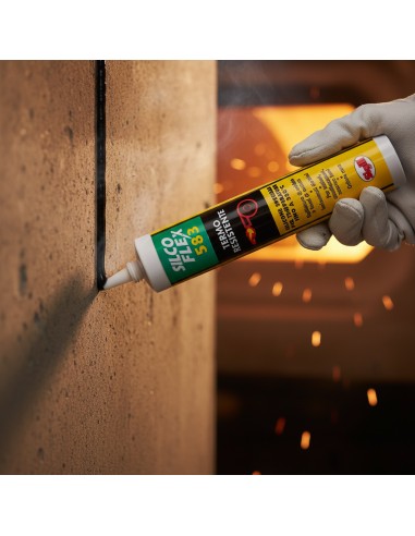 Silcoflex 583 Sigillante Nero Resistente Al Calore 300 ml