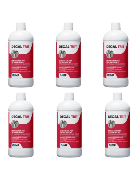 Decal Trit Anticalcare Per Rimuovere Calcare E Incrostazioni 1 Lt Kit 6 Pezzi
