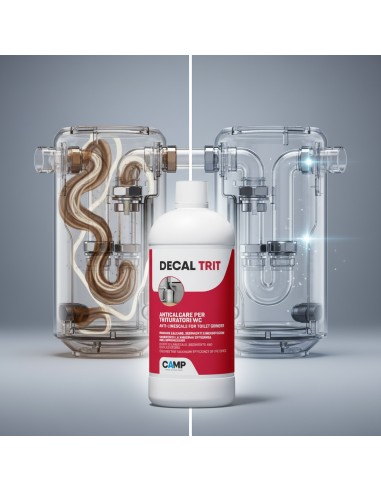 Decal Trit Anticalcare Per Rimuovere Calcare E Incrostazioni 1 Lt Kit 6 Pezzi