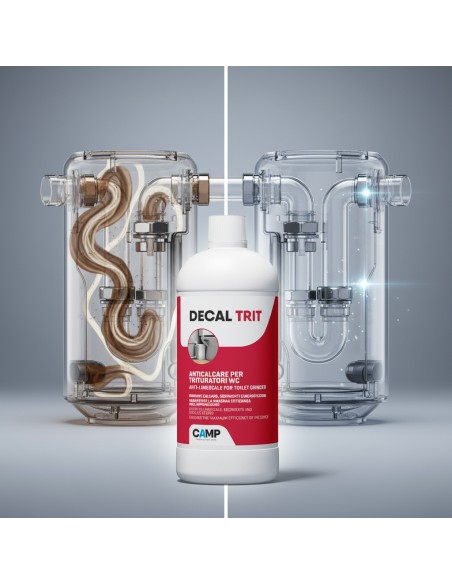 Decal Trit Anticalcare Per Rimuovere Calcare E Incrostazioni 1 Lt Kit 6 Pezzi