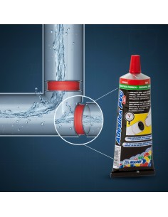 Adesilex Pvc Hp Adesivo Rosso Per Tubazioni In Plastica 125 G 2
