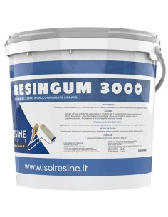 Resingum 3000 Grigia Impermeabilizzante Fibrato Monocomponente