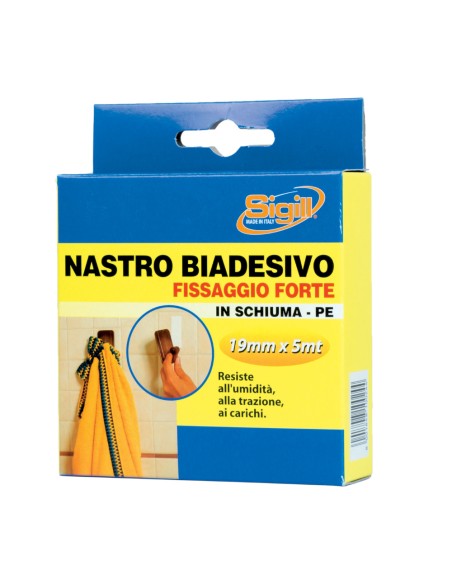 Biadesivo Antiurto In Schiuma Poliuretanica Resistente 19 x 5 mt