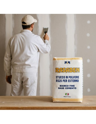 Durifiller Stucco Francese Bianco In Polvere A Base Di Cemento E Marmorino