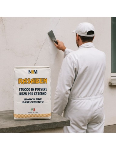 Durifiller Stucco Francese Bianco In Polvere A Base Di Cemento E Marmorino