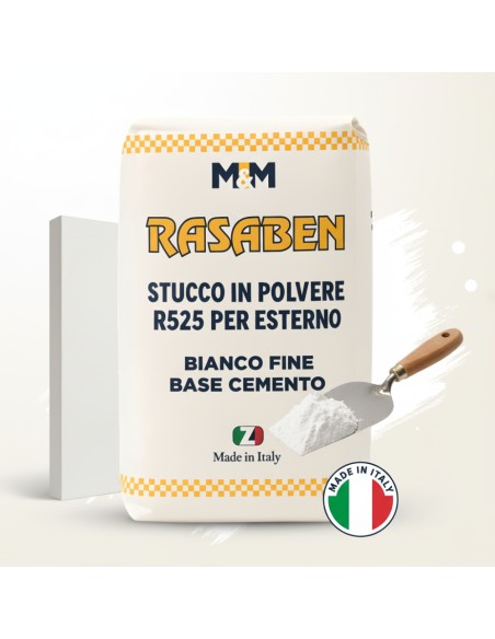 Durifiller Stucco Francese Bianco In Polvere A Base Di Cemento E Marmorino