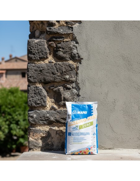 Poromap Rinzaffo Plus Malta Traspirante Resistente Ai Sali 25 Kg