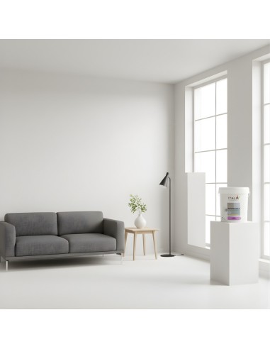 Seta Idropittura Bianca Superlavabile Acrilica Eggshell Con Ioni Argento