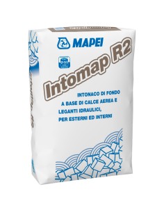 Intonaco Di Fondo Calce Mapei Intomap R2 Per Murature 25 Kg