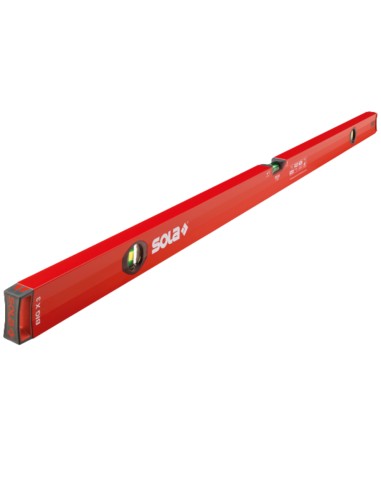 BIG X 3 Livella In Alluminio A Bolla D'Aria Tubolare Rossa 