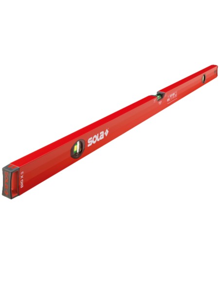 BIG X 3 Livella In Alluminio A Bolla D'Aria Tubolare Rossa 
