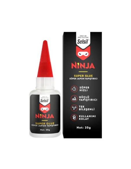 Adesivo A Presa Rapida Ninja Super Glue 20 Gr