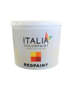 Redpaint Idropittura Color Rosso Ossido 0,5 L Acrilica Atossica Per Caminetti