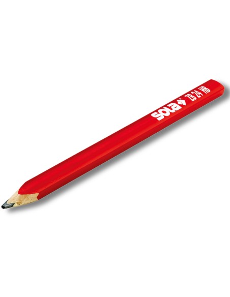 Matita Carpentiere ZB 24 HB Rossa Tratto Netto Preciso Cantiere