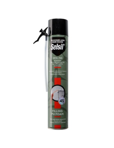 Schiuma Poliuretanica Da Riempimento Manuale Adattatore A Vite 750 ml  