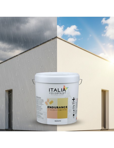 Endurance Rasato Acrilico Medio Bianco Per Proteggere E Decorare Facciate Esterne