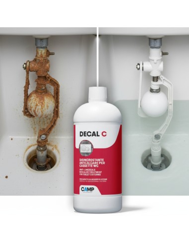Kit 3 Pezzi Decal C Trattamento Disincrostante Anticalcare Per Wc 1 Litro