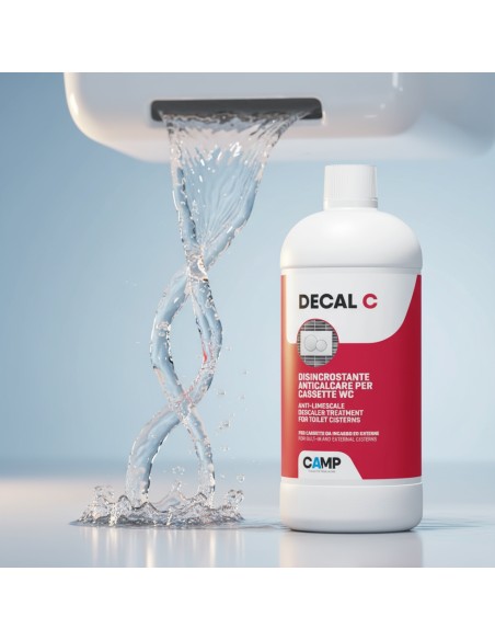 Kit 6 Pezzi Decal C Trattamento Disincrostante Anticalcare Per Wc 1 Litro
