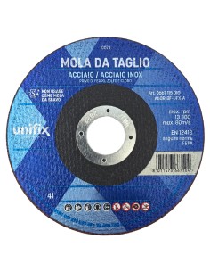 Disco Taglio Top Sottile per Acciaio Inox Lamiere Sottili e Materiale Plastici