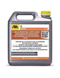 SATIN Cera Protettiva Satinata Per Pavimenti In Pietra E Cotto 5 Litri