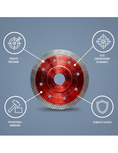Disco Diamantato Per Gres E Clinker 115 Mm Di Alta Qualità