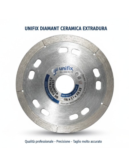 Diamant Ceramica Extradura Per Piastrelle Ceramiche E Materiali Speciali Ø 115 mm Spessore 1,1 cm