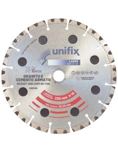 Disco Diamantato X-Term Laser Per Taglio Materiali Duri Ø 230 h 10 x 2,5 mm 