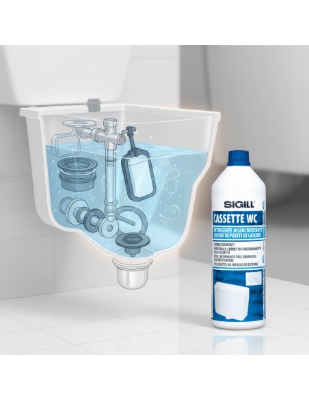 Detergente Disincrostante Professionale Per Cassette Wc 1 Litro