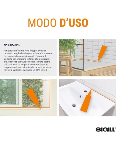 Silicone Sigillante Monocomponente Per Costruzioni 60 Ml