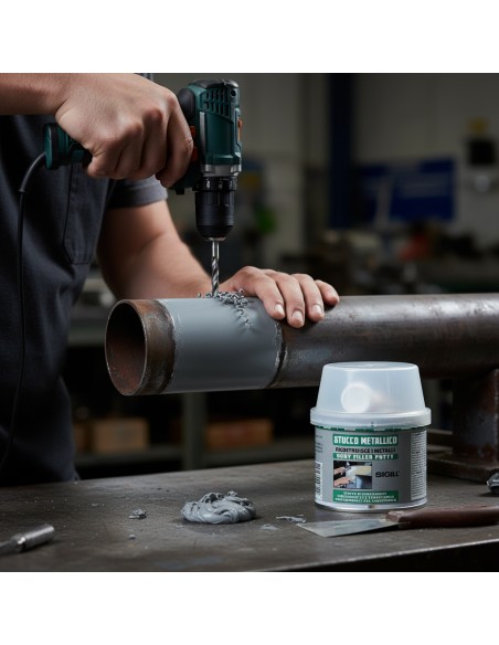 Stucco Metallico Resistente Per Riparazioni E Ricostruzioni 125 ml