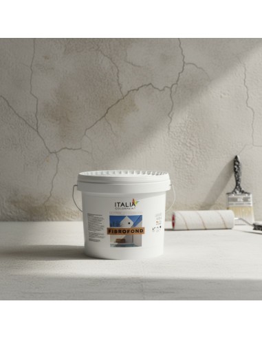 Fibrofond M Fondo Di Collegamento Bianco Fibrato Ruvido 0,1 Per Esterni