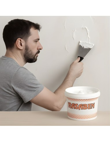 Stucco Pronto Bianco In Pasta Per Rifinitura Muri, Riempitivo, Finissimo 