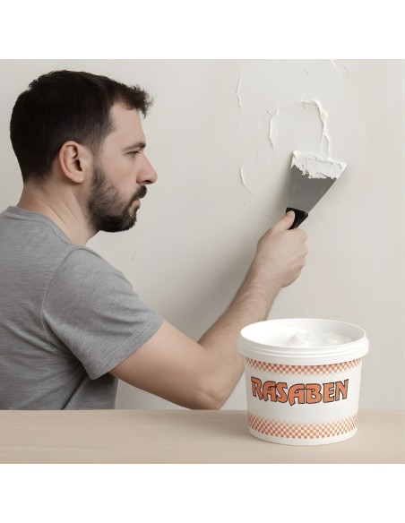 Stucco Pronto Bianco In Pasta Per Rifinitura Muri, Riempitivo, Finissimo 