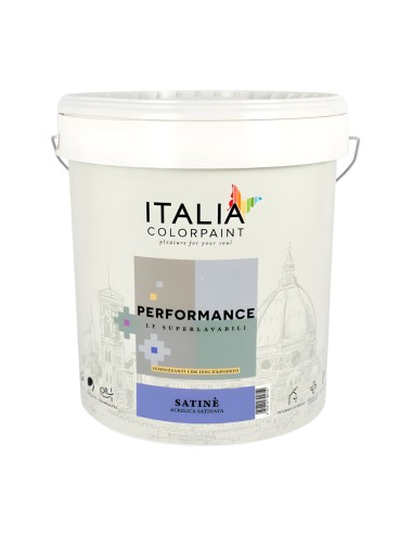 Satinè Idropittura Bianca Superlavabile Acrilica Igienizzante Con Ioni D'Argento