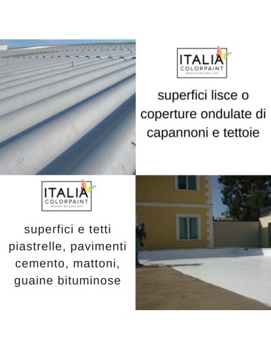 Guaina Elastica Bianca Per Terrazze, Protettiva Impermeabilizzante Elastomerica