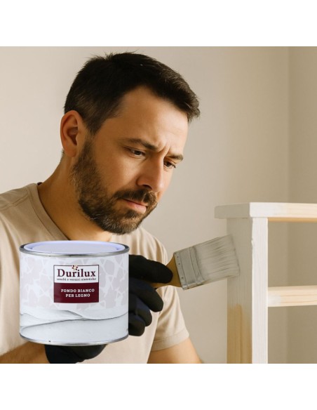 Duriopac Fondo Opaco Smalto Bianco Carteggiabile Per Legno