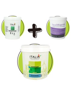 Ciclo Isolamento Termico Muri Isoltherm Fissativo Bioattiva Paintherm per mq 15 2